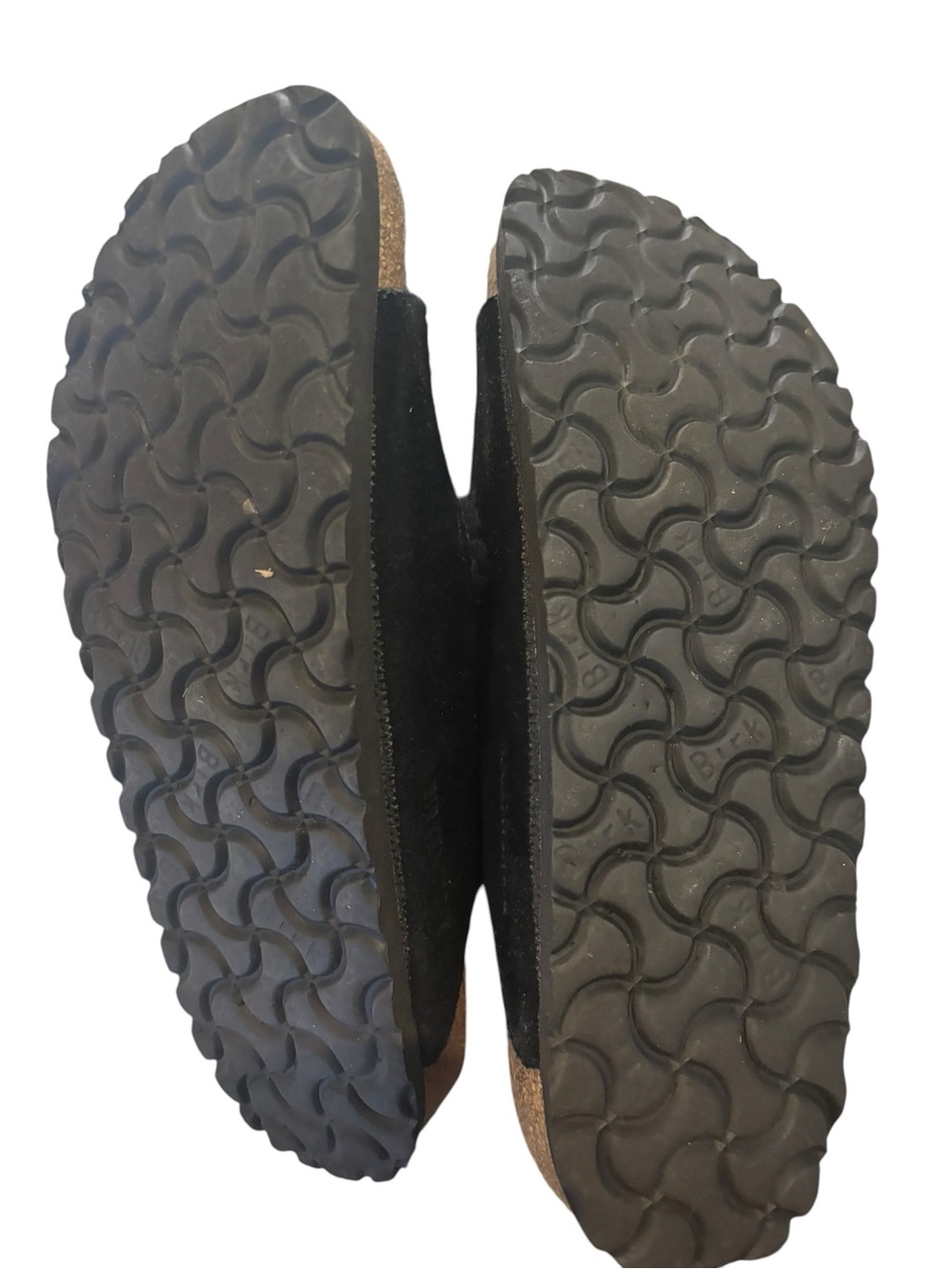 Birkenstock Women's Black Faux-Fur Double Buckle Slides - Picture 3 of 8